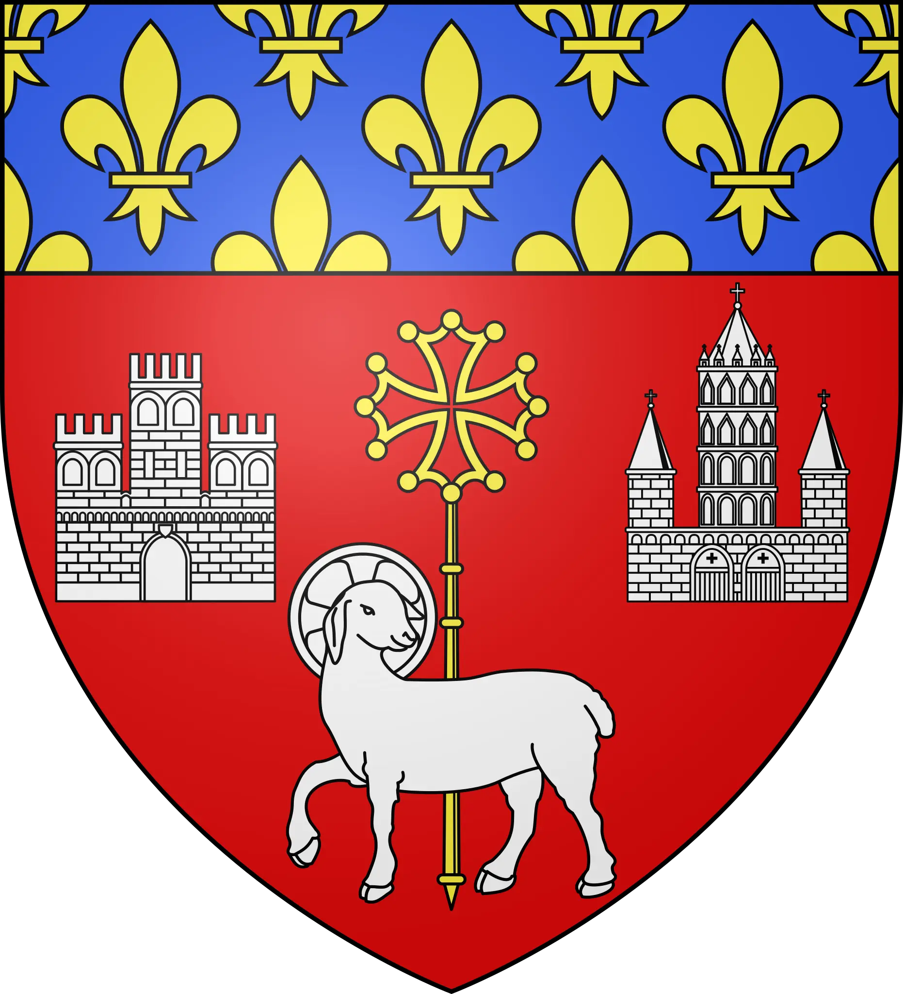 Blason ville Toulouse Haute-Garonne